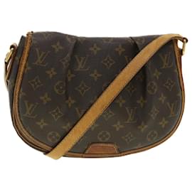Louis Vuitton-LOUIS VUITTON Monogram Menilmontant PM Shoulder Bag M40474 LV Auth 34123-Monogram