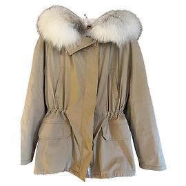 Parka Yves Salomon "Ejército" Beige