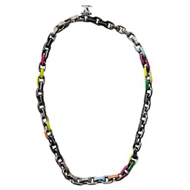 Louis Vuitton-Collier Paradise Chain-Argenté,Multicolore