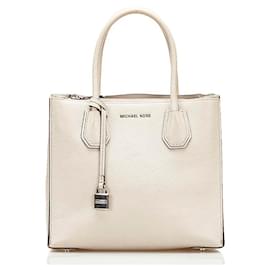 Michael Kors-Sac à deux sens en cuir-Blanc