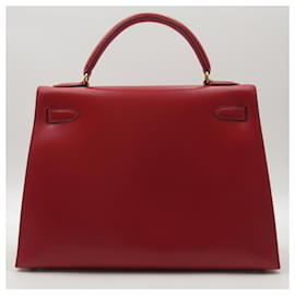 Hermès-Box Calf Kelly 32-Red