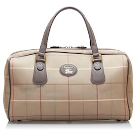 Burberry Travel Bag Beige Cloth ref.550653 - Joli Closet