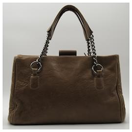Chanel-Leather Perfect Day Tote-Brown