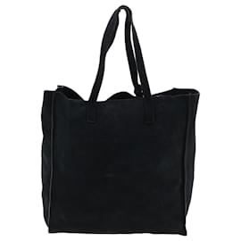 Prada-PRADA Tote Bag Suede 2way Navy Auth cl300-Navy blue