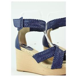 Hermès-Hermès sandals 38-Blue