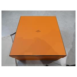 Hermès-caixa para bolsa hermes birkin 30 conjunto completo-Laranja