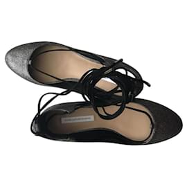 Diane Von Furstenberg-Ballet flats, rare!-Dark grey