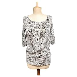 Sublime camicetta Bash Pimprenelle Nero Beige