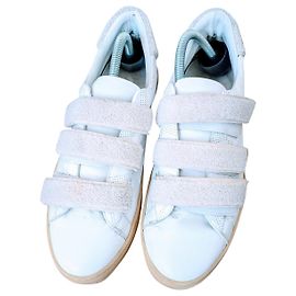 Burberry Bert Velcro Strap sneakers White Eggshell