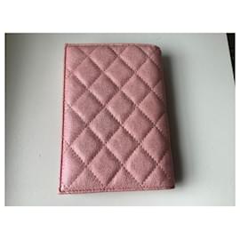 Chanel-Passport cover-Pink