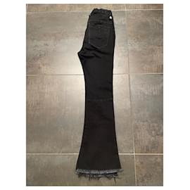 Unravel Project-Un pantalon, leggings-Noir