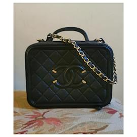 Chanel-chanel vanity bag-Black