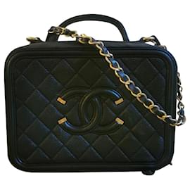 Chanel-chanel vanity bag-Black