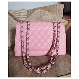 Chanel-Chanel jumbo caviar-Rosa