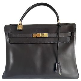 Hermès Kelly 32 Retorna Castanho escuro