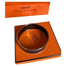 Nova pulseira de esmalte Hermès azul Azul escuro