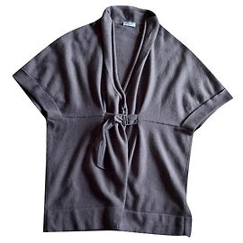 Ärmelloser Pullover Brunello Cucinelli grau aus Kaschmir 42 Grau