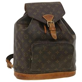 Louis Vuitton-LOUIS VUITTON Monogram Montsouris GM Backpack M51135 LV Auth ac1488-Monogram