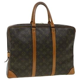 Louis Vuitton-LOUIS VUITTON Monogram Porte Documents Voyage Business Bag M53361 Bases de autenticación de LV3511-Otro