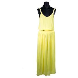 Vestido Largo Patrizia Pepe 38 Amarillo