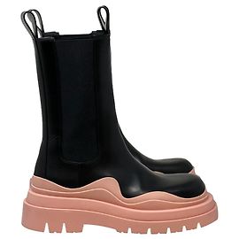 Bottega Veneta botas Negro Rosa