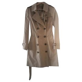 Burberry Trenchcoat Beige Baumwolle Beige