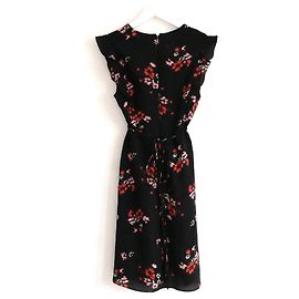 Marguerite-Kleid von Rebecca Taylor Schwarz Rot