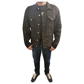 Givenchy Veste chemise en lin Noir