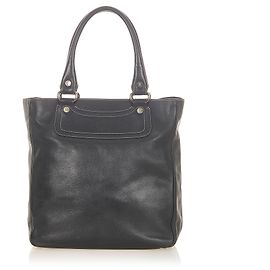 Céline Borsa tote in pelle nera Boogie Celine Nero