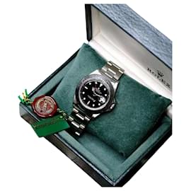 Rolex-Rolex Mens  Explorer Ii 16570 Ss Black Dial 40mm Watch With Original Box & Papers-Other