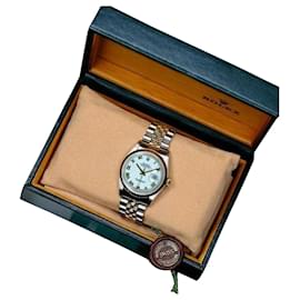 Rolex-Rolex Men's  Datejust White Roman Dial 36mm Watch Original Box & Papers 16233 -Other