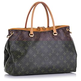 Louis Vuitton-Louis Vuitton Brown Monogram Pallas MM-Brown