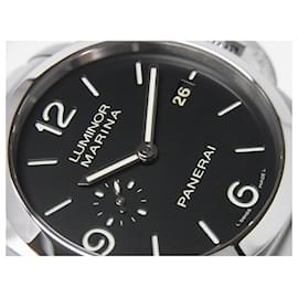 Panerai-PANERAI Luminor 1950 3 DAY'S Automatic PAM00328 P series Mens-Silvery