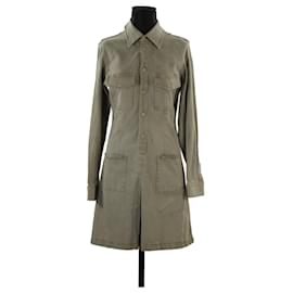 Balenciaga-Balenciaga dress 38-Khaki