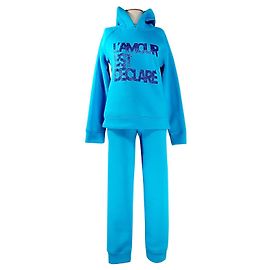 Calça azul de algodão Zadig & Voltaire Azul