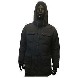 Levi's Down Jacket with Hood Black Black