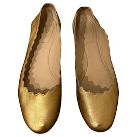 Chloé-Ballerinas-Golden