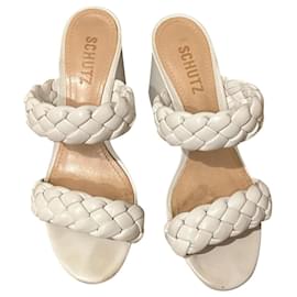 Schutz Sandals White
