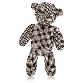 Alexander Wang Silver Crystal Bear Clutch Silvery
