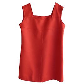 Courreges Vestidos Vermelho