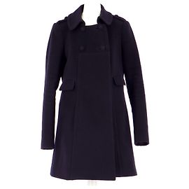 Tara Jarmon Mantel Marineblau
