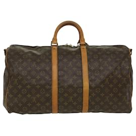 Louis Vuitton-Louis Vuitton Monogram Keepall Bandouliere 55 Boston Bag M.41414 LV Auth 34273-Andere