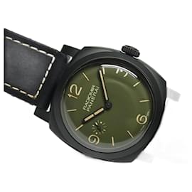 Panerai-PANERAI Radiomir 48 MM Military green PAM00997 Genuine goods Mens-Black