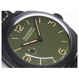 Panerai-PANERAI Radiomir 48 MM Military green PAM00997 Genuine goods Mens-Black