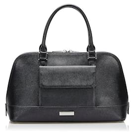 Burberry-Burberry Leather Handbag-Black