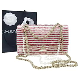 Chanel-Bolso con solapa forrado clásico Coco Sailor de edición limitada de Chanel-Multicolor