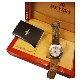 Autre Marque-MEYERS chronograph watch-Silvery
