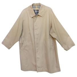 Burberry-Gabardina de hombre Burberry vintage talla L-Beige