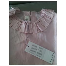 Marni-Tops, camisetas sin mangas, Camisa, Camiseta, camisetas, tamaño rosa 40 ESO-Rosa