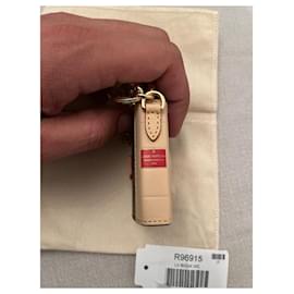 Louis Vuitton-lv book key ring-Brown